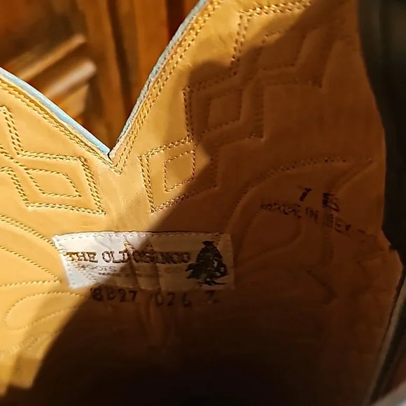 OLD GRINGO MONARCA BUTTERFLY INLAY BOOTS BLACK BROWN AND TURQUOISE 7M NWT! - Picture 7 of 7